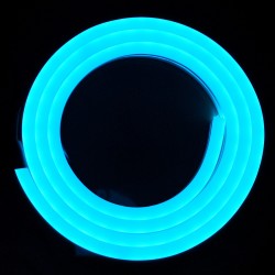 Neon FLEX 6x12mm 110 LED 12V 1m IP65 BŁĘKITNY
