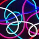 ZESTAW Neon FLEX LED 2m 8x16 Niebieski